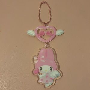 My Melody Dreaming Angel Acrylic Keychain